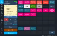 X1 POS table order screen preview